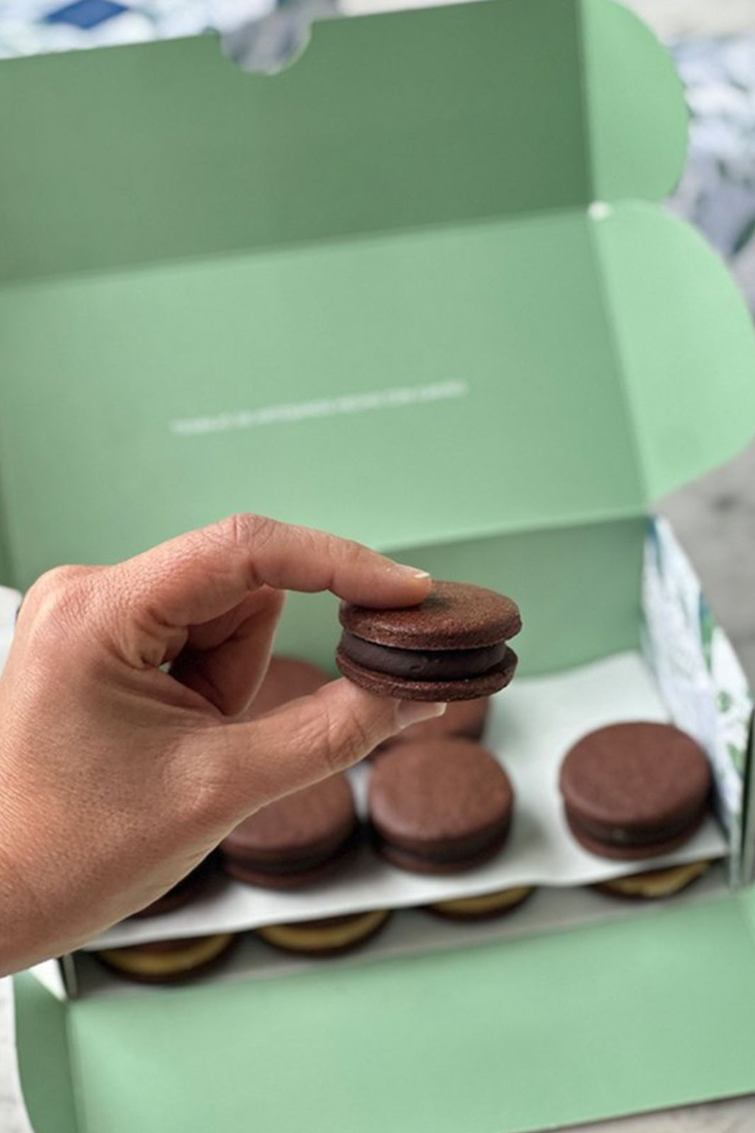 16 alfajorcitos de cacao para eventos especiales