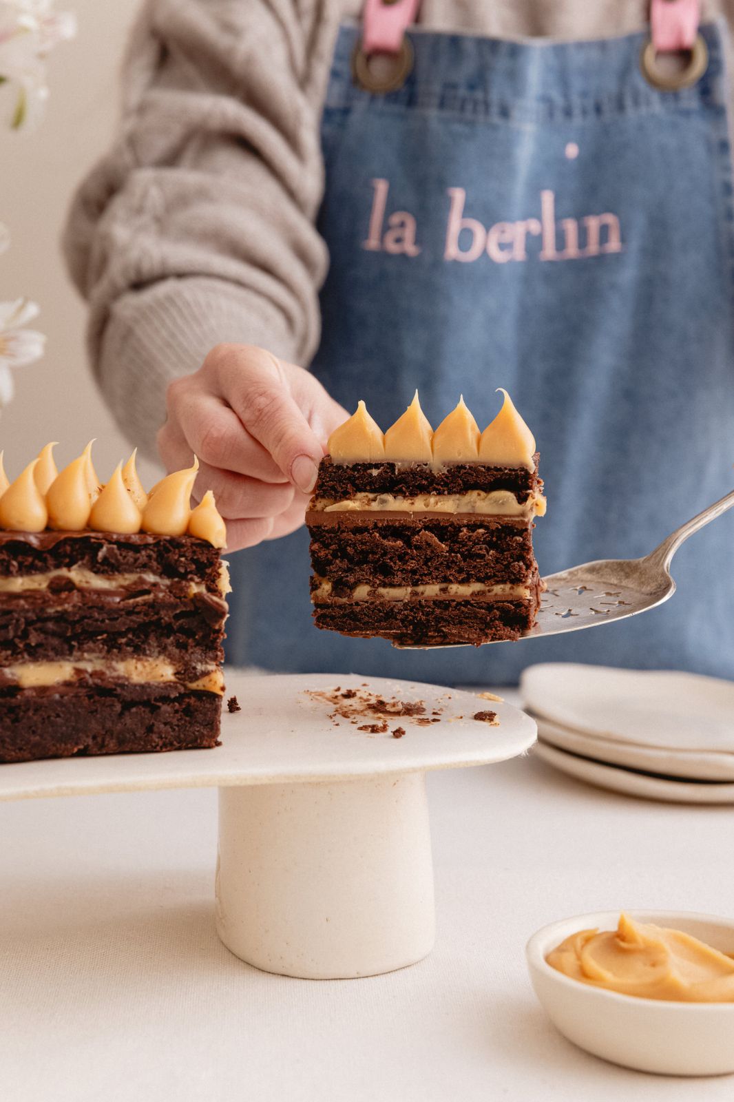 barra de brownie nutella y manjar receta artesanal