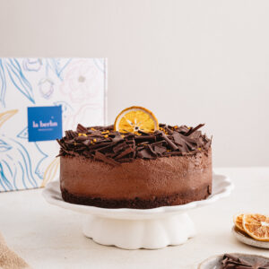 Torta de mousse de chocolate y naranja