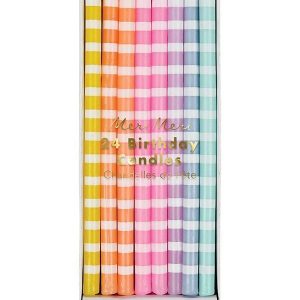 velas largas colores pastel