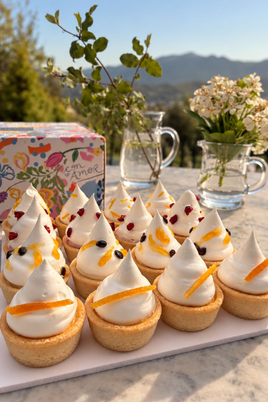 Mini Tartas Primavera Verano para Sobremesa
